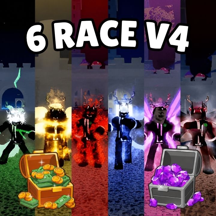 🔥 6 Race V4 Max Gear Account 🔥