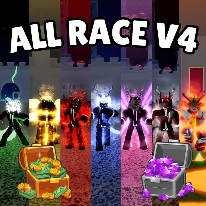 🔥 All Race V4 Max Gear Account 🔥