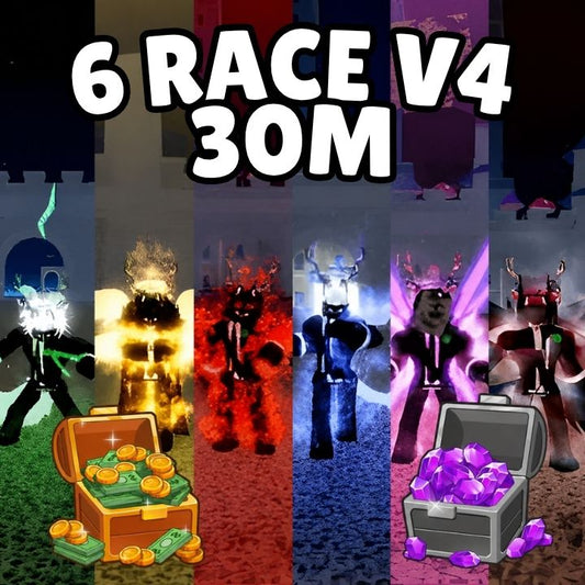 🔥 30M Bounty 6 Race V4 Max Gear Account 🔥